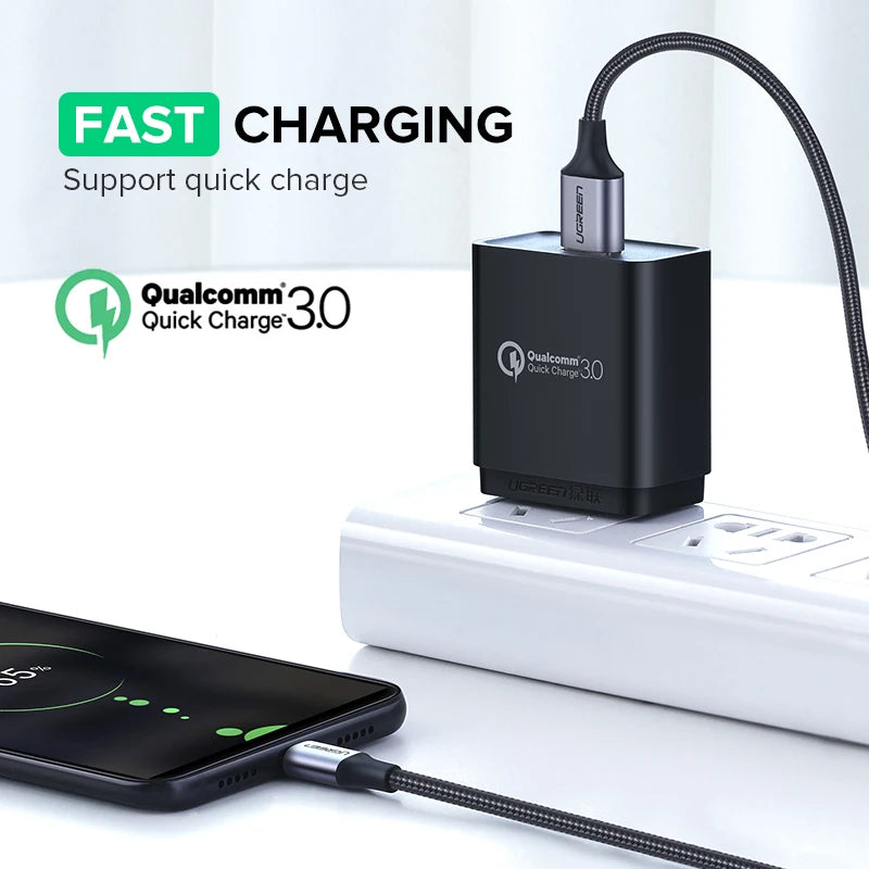 UGREEN Micro USB Cable Fast Quick Charger Cable USB to Micro USB 2.0 Android Charging Cord for Samsung Galaxy S7 S6 Note Wire