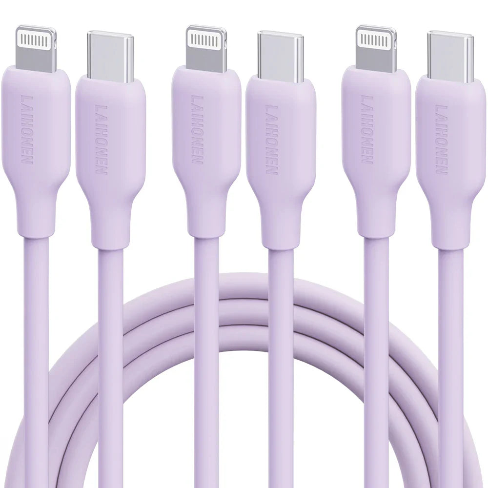 Silicone Lightning Fast Charge Cable