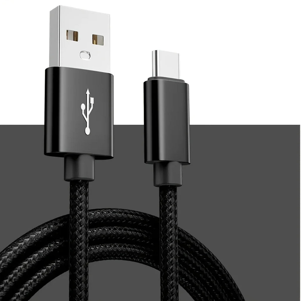 1/3PCS USB to Type C fast charging cable, suitable for braided charging cables of Android,Samsung, Redmi,and other mobile phones