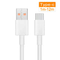 5m/8m/10m/12mextra long USB Type C charging cable fast charging cable data cable for Samsung Xiaomi Huawei Android phone univers