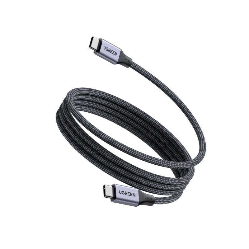 UGREEN USB C to USB C Cable 240W PD3.1 Fast Charging Magnetic Braided E-Marker Type C Cord for iPhone 17 16 MacBook iPad Samsung