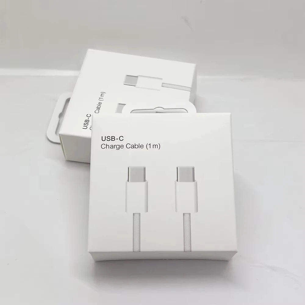 Original USB-C Cable For iPhone 16 15 Pro Max PD 60W Fast Charging For Huawei Xiaomi Samsung Type C Weaving Cable Accessories