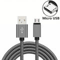 Micro USB Cable Data Sync 2A Fast Charging 1/3/5pcs Nylon Braided Charger Cable For Samsung Huawei HTC Android USB Micro Phone