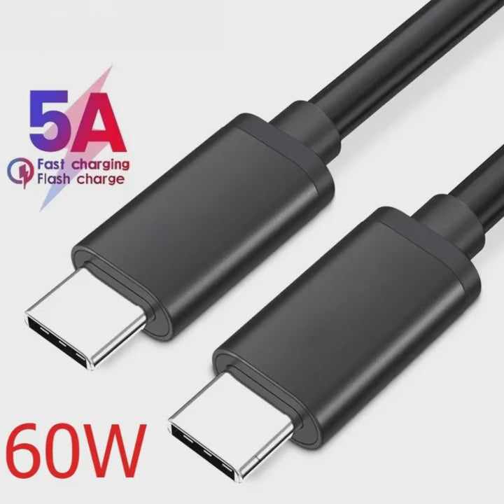 66W Nylon Braided USB C to C Cable Fast Charging 1m 2m 3m for iPhone 15 16 17 Pro Max Samsung S24 Xiaomi OPPO Phone Charger Cord